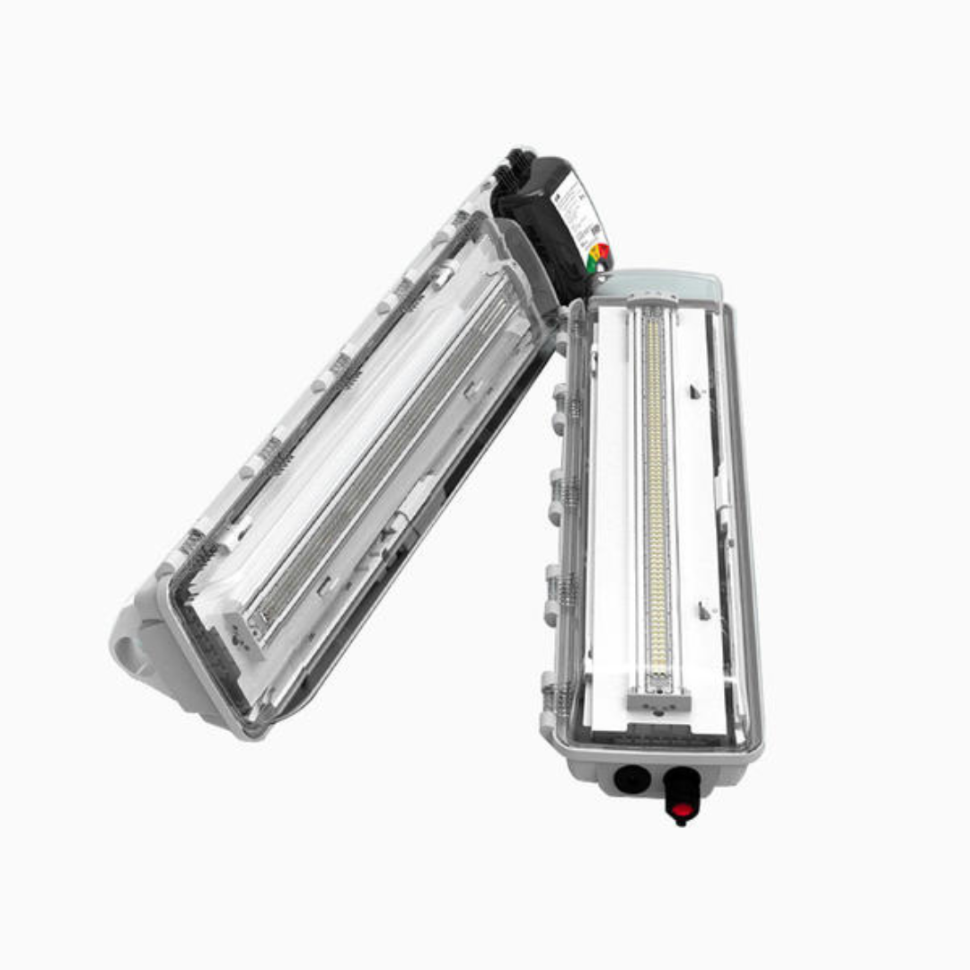 LUMINAIRE SECURITE AUGMENTEE  CSE-FEX-LED & CSE-FEX-LED-S ZONE 1-2 Gaz & 21-22 Poussières